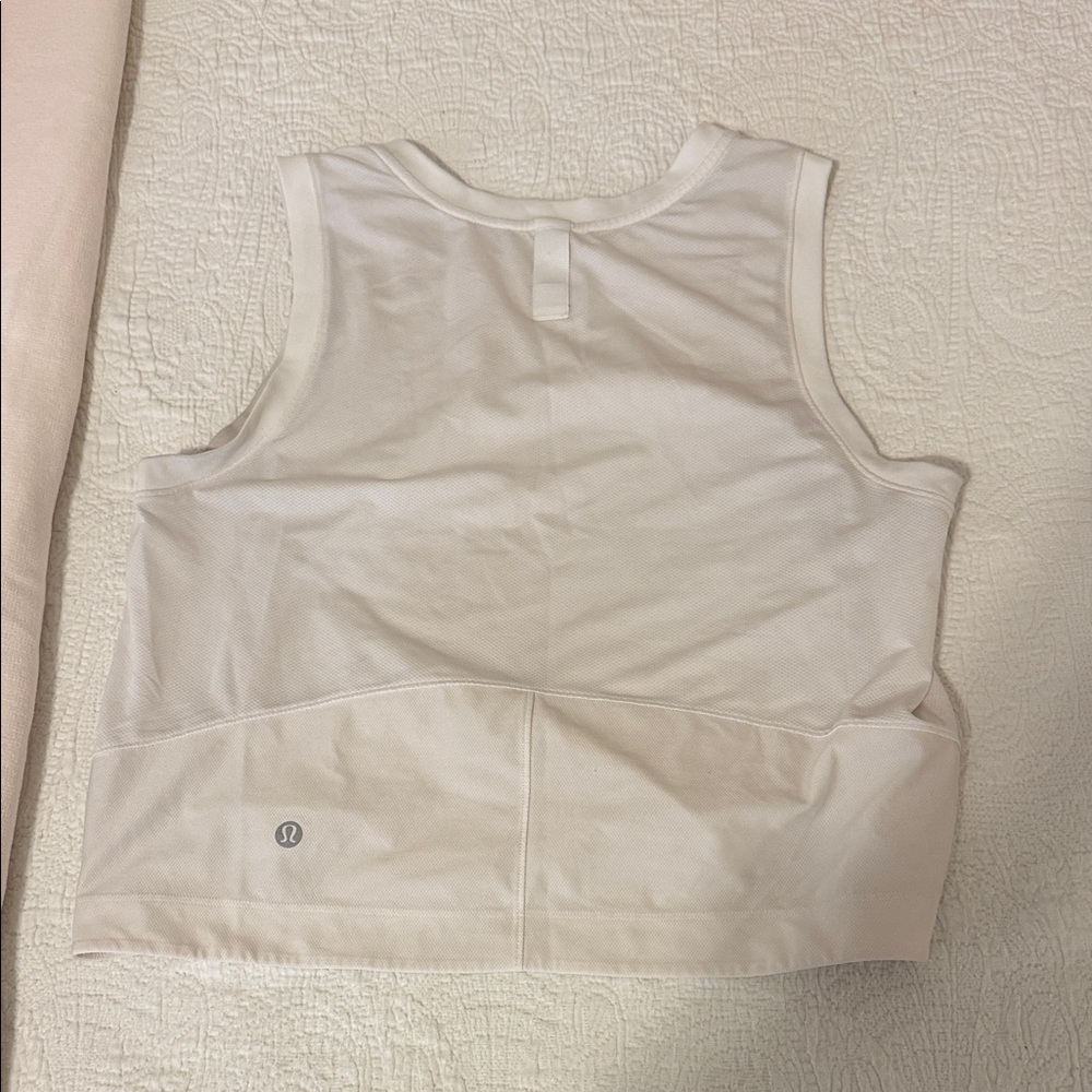 Lululemon Athletica Cream Tank Top - Picture 2 of 2